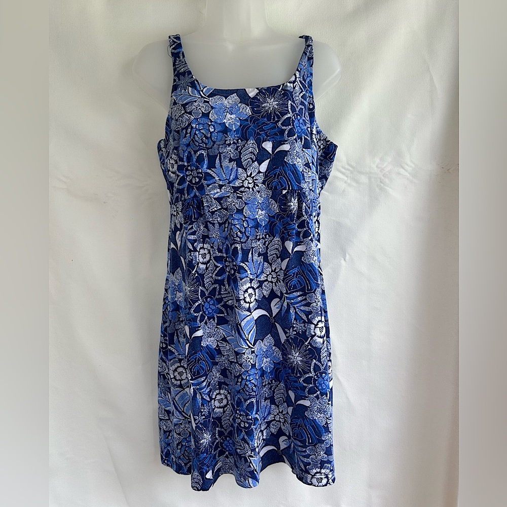 Tommy Bahama Blue Floral Printed Dress